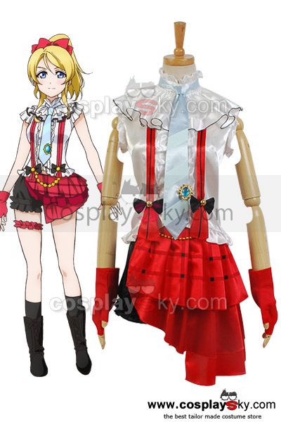 LoveLive! School Idol Festival Eli Ayase Cosplay Costume Dress