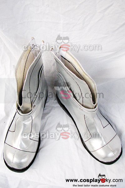 Macross Frontier Sheryl Nome Cosplay Boots Silver