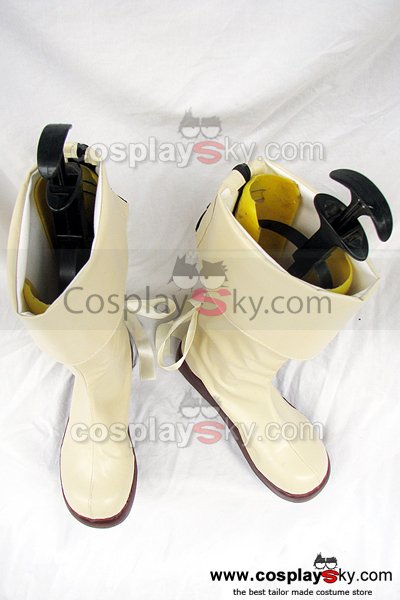 Macross Frontier Sheryl Nome Cosplay Boots White