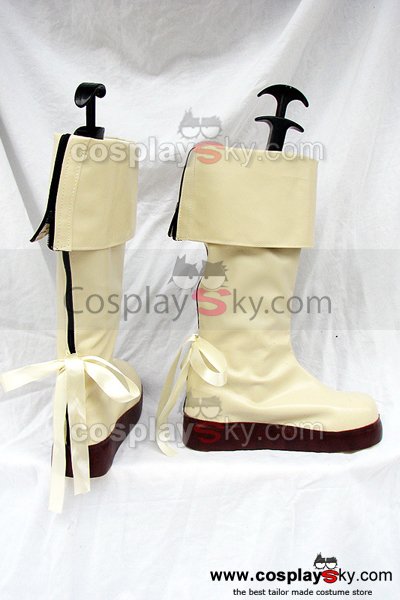 Macross Frontier Sheryl Nome Cosplay Boots White