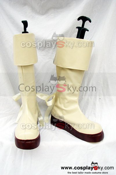 Macross Frontier Sheryl Nome Cosplay Boots White