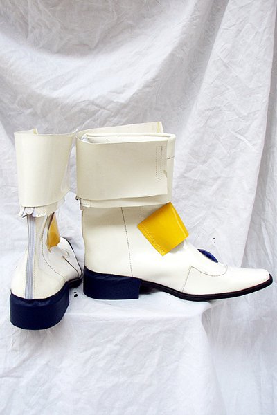 Magical Girl Lyrical Nanoha Cosplay Boots Shoes White