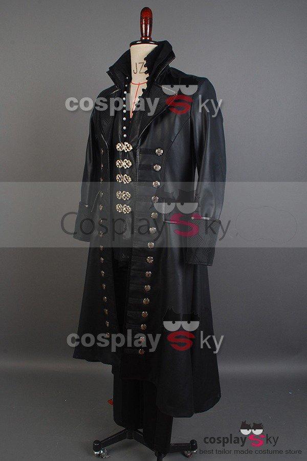 Once Upon A Time Captain Hook Halloween Carnival Suit Cosplay Costume