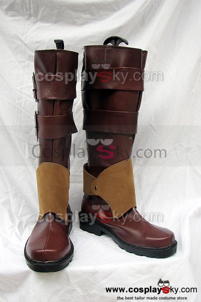 Pandora Hearts Oz Bezarius Cosplay Boots Brown