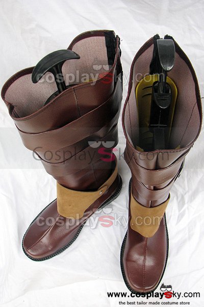 Pandora Hearts Oz Bezarius Cosplay Boots Brown