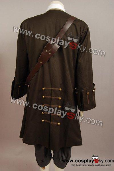 Pirates Of The Caribbean Jack Sparrow Costume Set Cosplay Costume