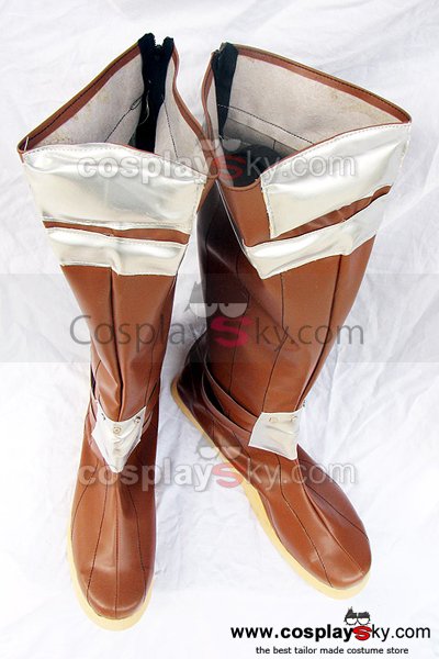 Ragnarok Online Archer Cosplay Boots Shoes Brown