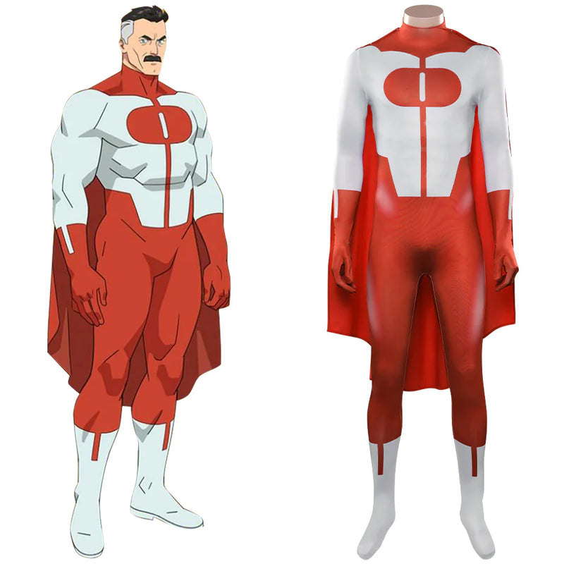 Invincible -Omni-Man Nolan Cosplay Costume Jumpsuit Outfits Halloween Carnival Party Suit