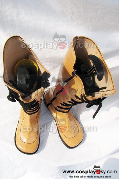 RO Ragnarok Online Cosplay Boots Shoes Yellow