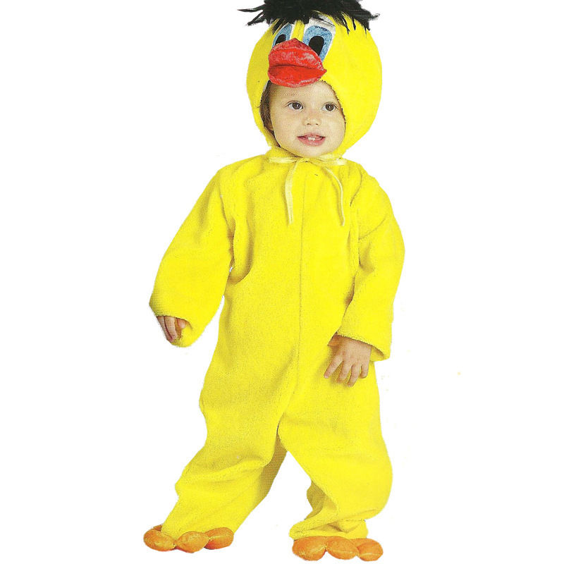 Halloween Animal Chick Cock Hem Kid Jumpsuit Cosplay Costume Bathrobe Pajamas