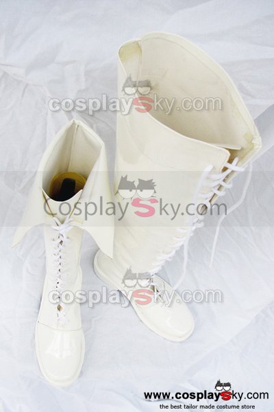 Shinning Wind Caris Philiath Cosplay Boots White