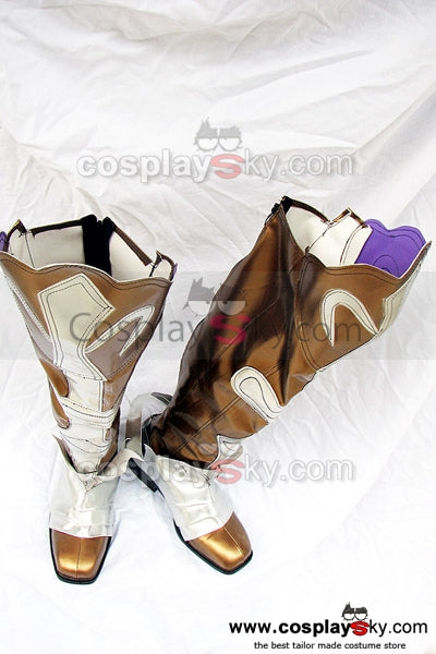 Shining Wind Kiriya Kaito Cosplay Boots Golden