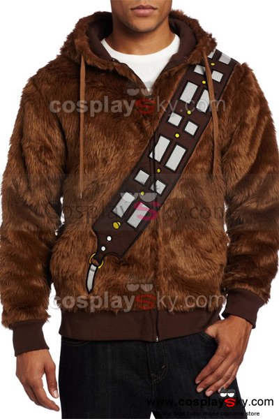 Star Wars I Am Chewie Chewbacca Furry Costume Hoodie Cosplay Jacket