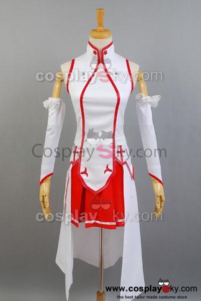 Sword Art Online SAO Asuna Cosplay Costume