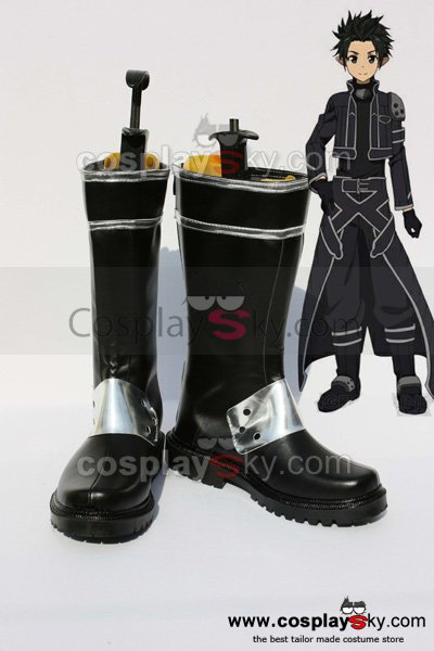 Sword Art Online ALfheim Online Kirito Cosplay Boots Shoes