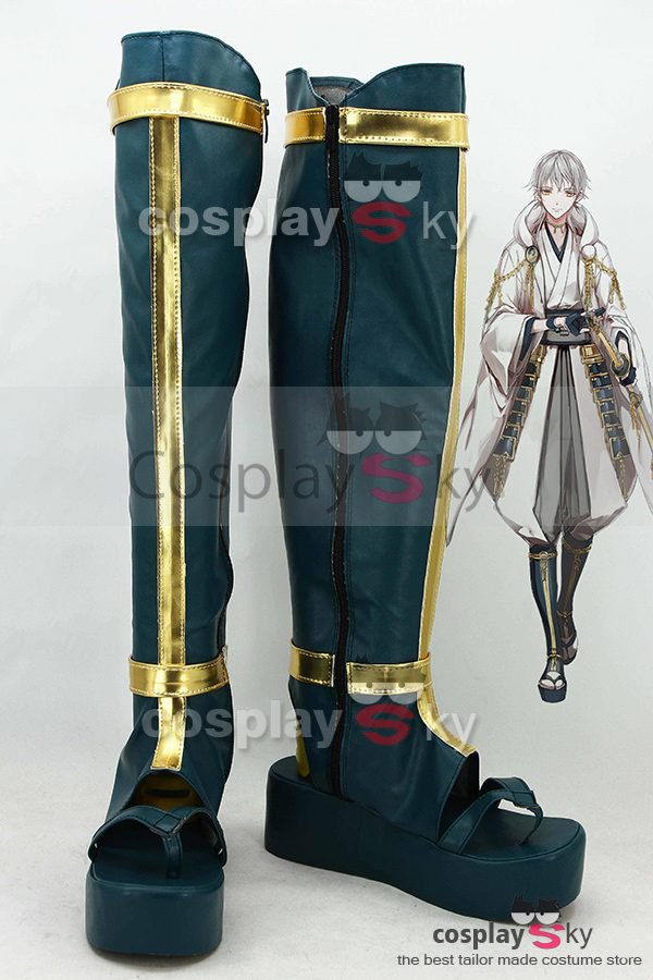 Touken Ranbu Tsurumaru Kuninaga Boots Cosplay Shoes