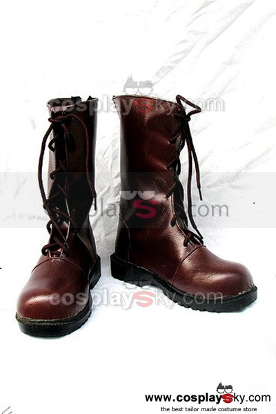 Vampire Knight kuran Yuuki Cosplay Boots Red Brown