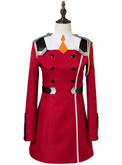 DARLING in the FRANXX Zero Two Code:002 Uniform Dress Cosplay Costume Red