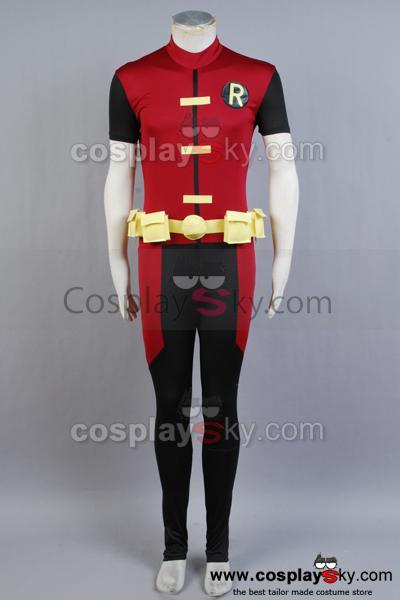 Young Justice Robin Outfit Halloween Carnival Suit Cosplay Costume